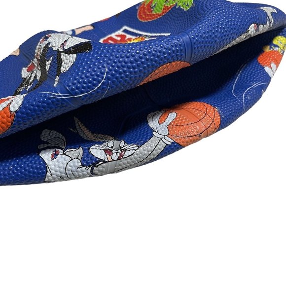 Vtg SPACE JAM Bugs Bunny 1996 Warner Bros Dole Basketball Ball Not Pumped Yet - Picture 7 of 9